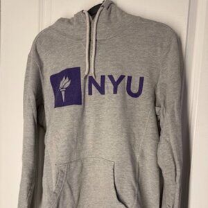 NYU New York University - Gray Hoodie
